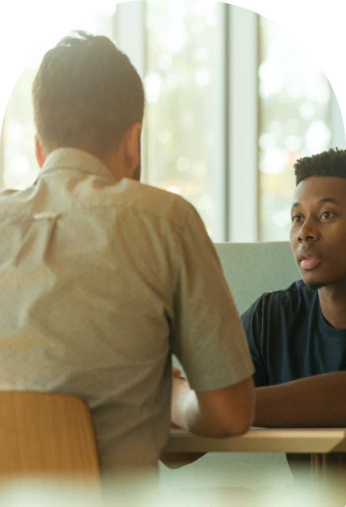 Therapist and client engaged in a counselling session at Stone Silo Wellness.